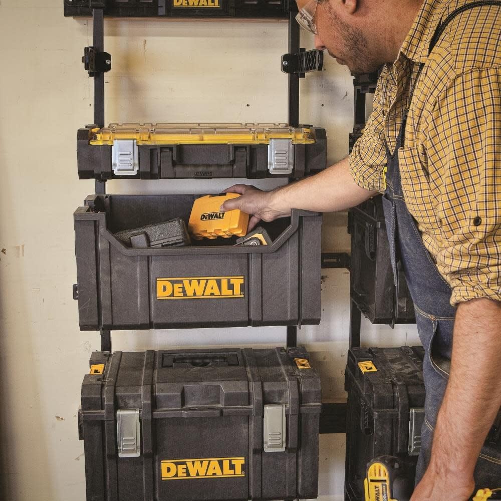 DEWALT DWST08260 Tough System Garage Storage Rack - Heavy-Duty Wall Mounted Organizer for Tools & Equipment - Perfect for Home Garage, Workshop & DIY Projects