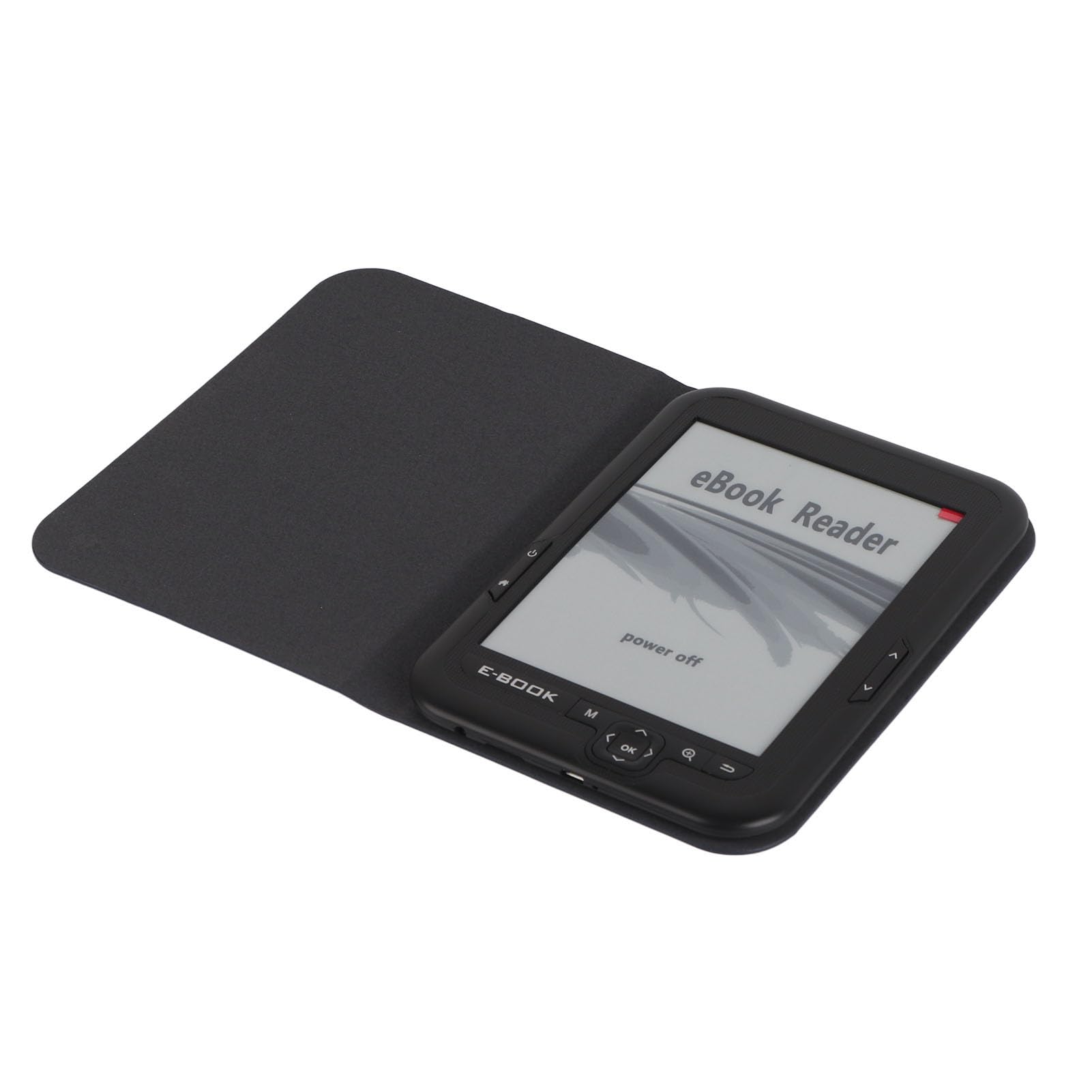 6 Inch Ebook Reader with E Ink Display - 600x800 Resolution, 300DPI, 8GB Storage, Blue Cover - Lightweight & Eye-Friendly for Reading, Travel, and Studying