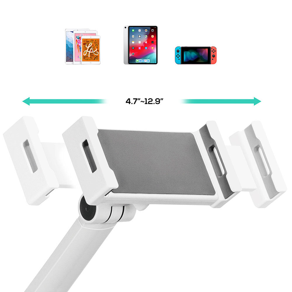 Activiva Universal iPad & Tablet Stand for Desk - Adjustable Holder Fits 4.7