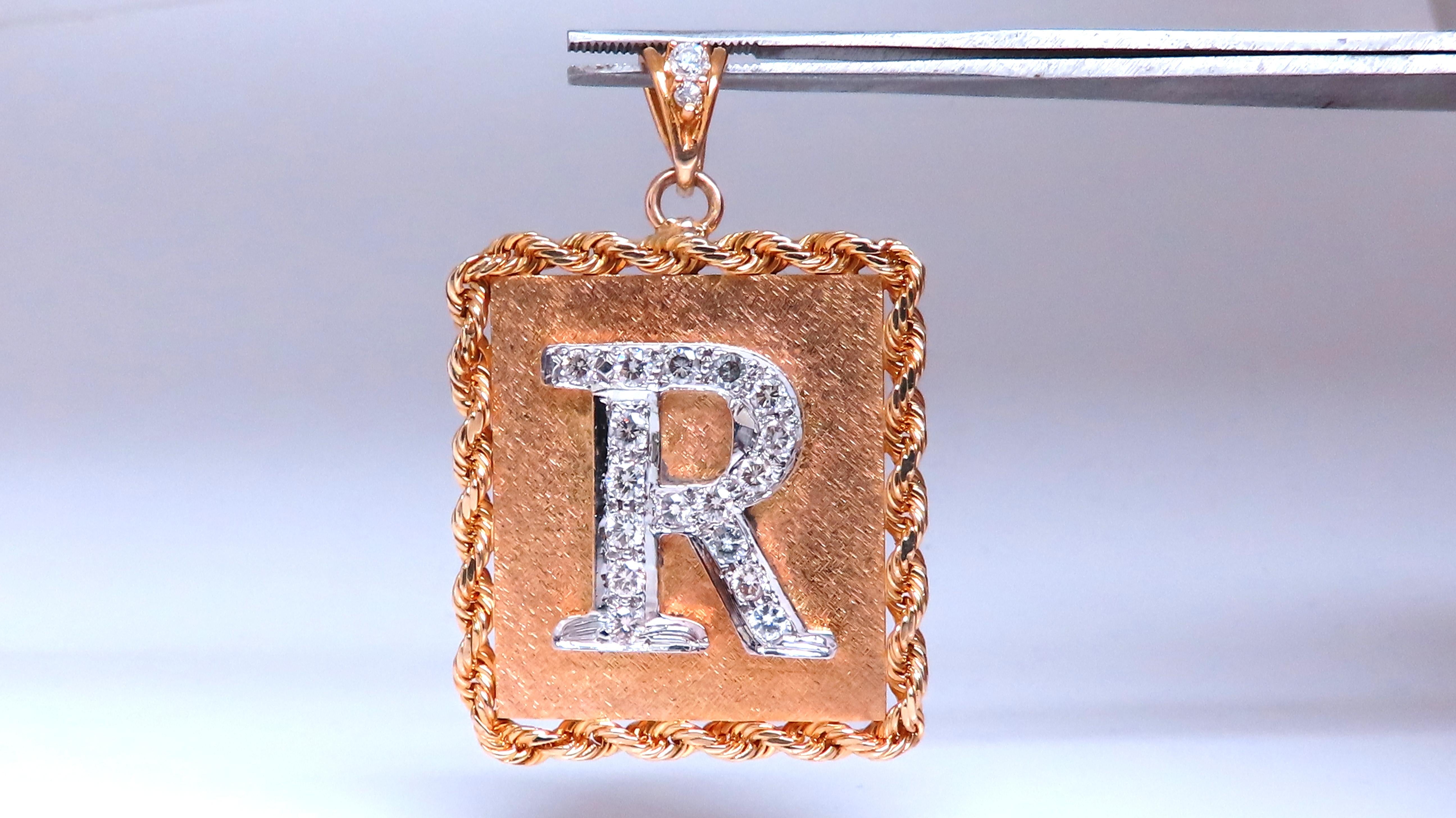 Vintage Diamond Initial 