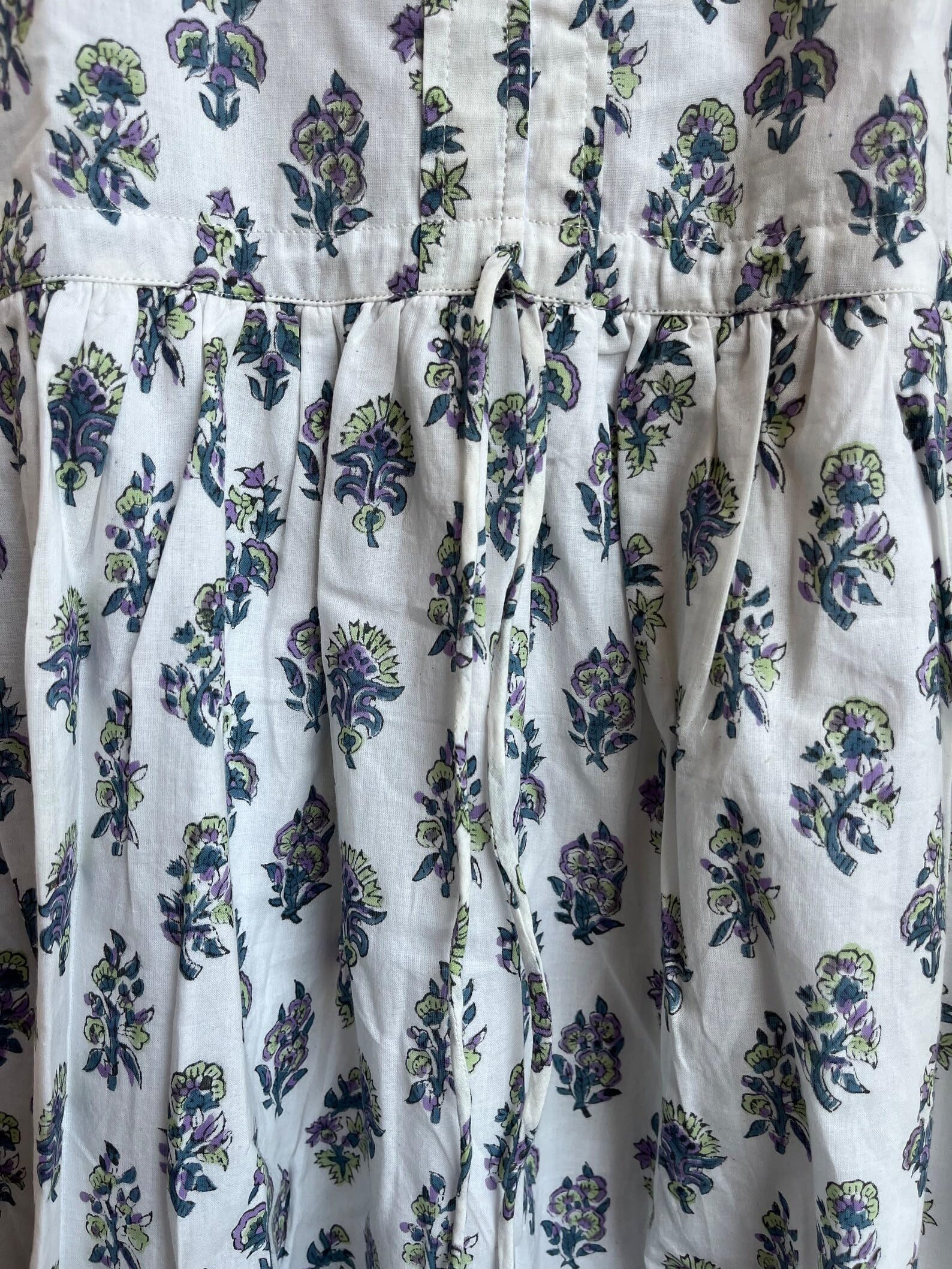 Handmade Block Printed Cotton Dress - Indian Long Gown Tunic for Women | Boho Chic Summer Outfit for Beach, Vacation & Casual Wear