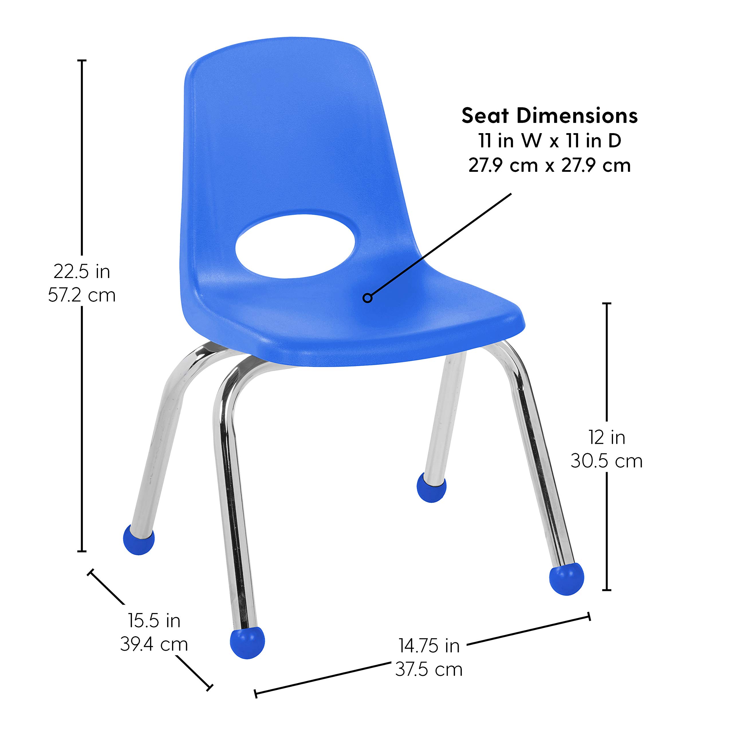 Adjustable Student Activity Tables & Chairs Set for Classroom - 4 Pack