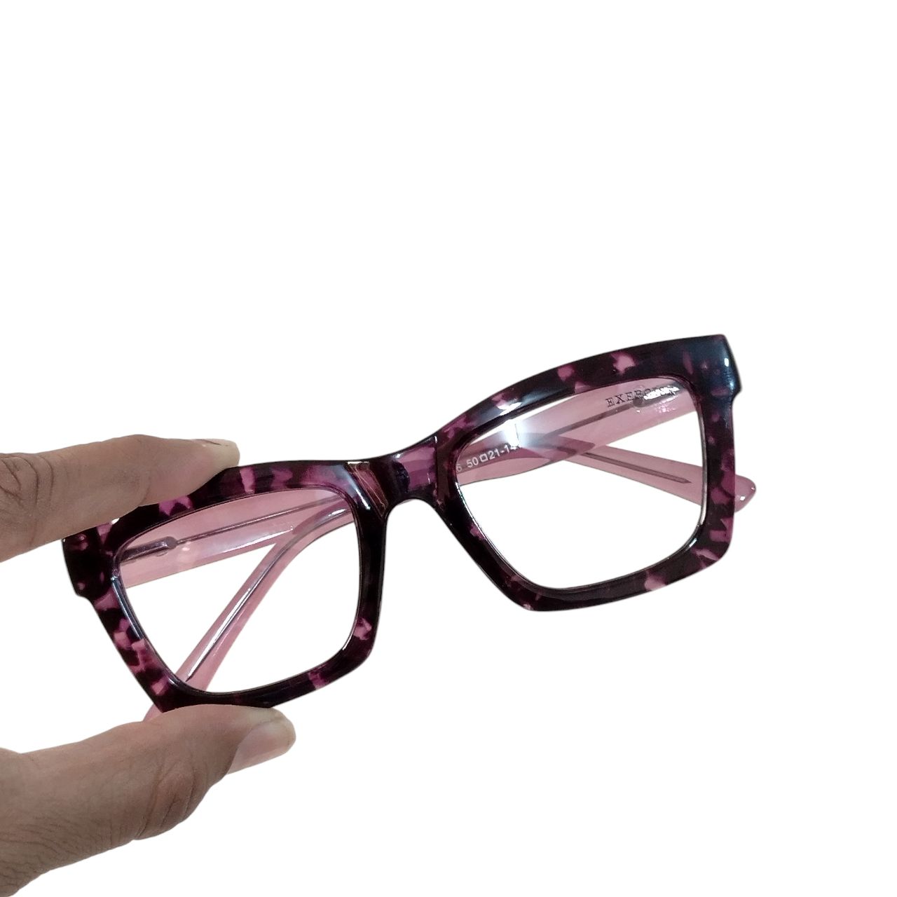 Stylish Purple Eyeglasses for Men & Women - Trendy Unisex Frames for Reading, Driving & Fashion - Perfect for Work, School & Everyday Use