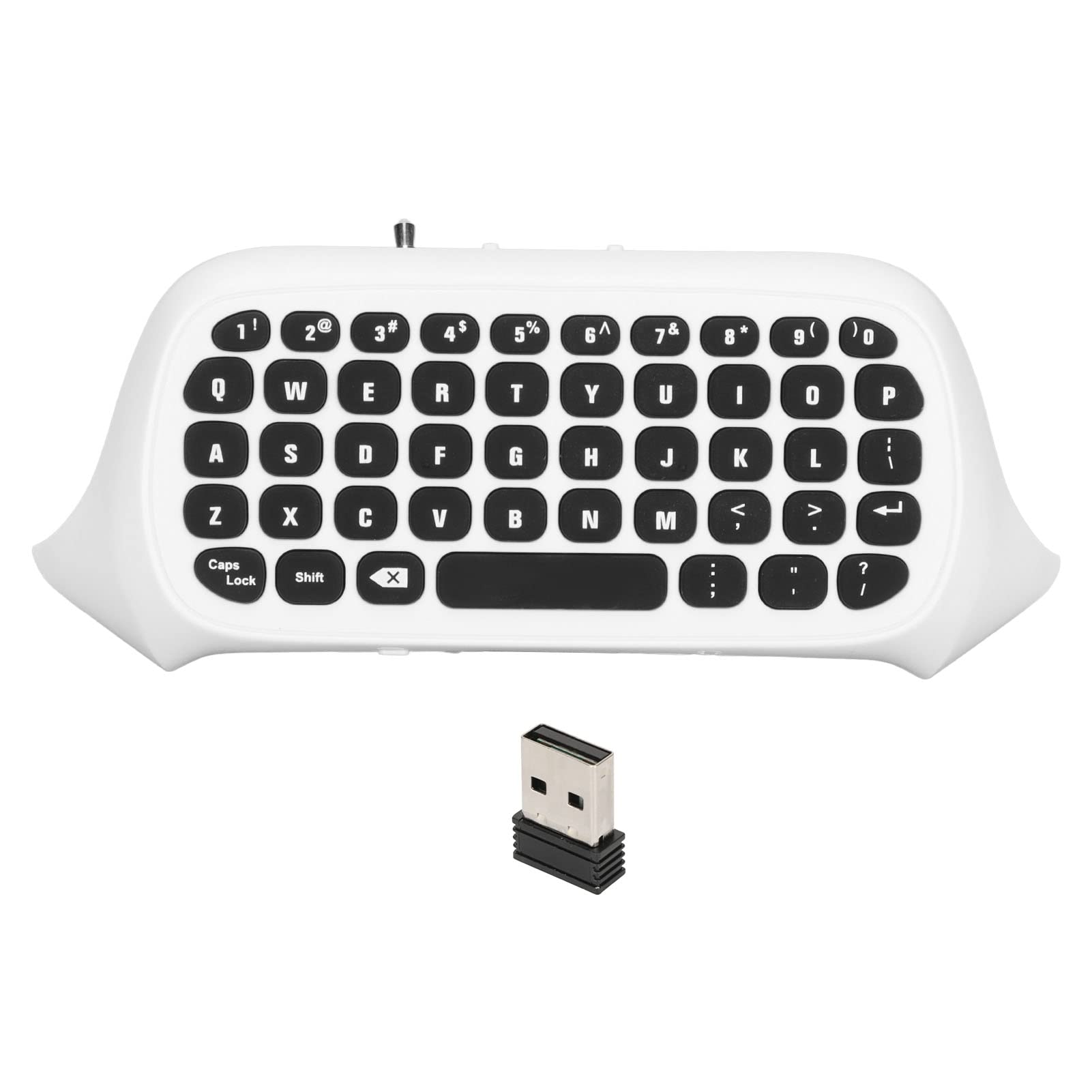 Wireless Gaming Keyboard for Xbox Series X/S, Xbox One & One S - White | Built-in Sound & Headset Connection | Perfect for Competitive Gaming & Streaming