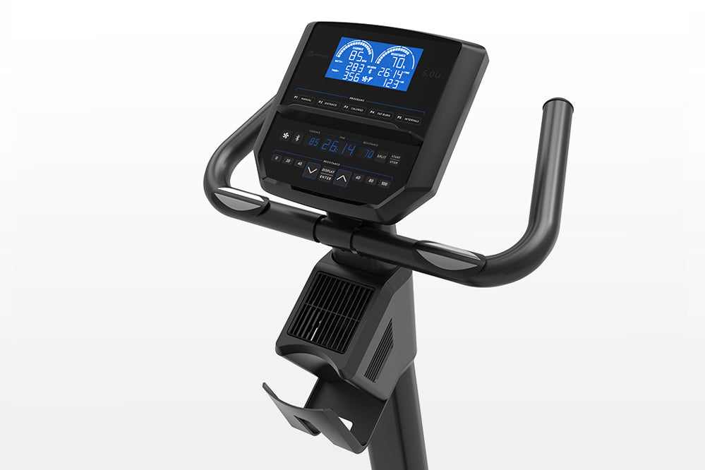 Horizon 5.0 U Upright Exercise Bike for Home Gym - Indoor Cycling Bike with Adjustable Seat & Resistance - Perfect for Cardio Workouts & Weight Loss