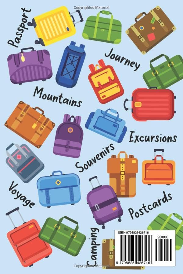 Teen Travel Journal with Writing Prompts - Document Vacations & Adventures | Perfect for Road Trips, Study Abroad & Summer Travel Memories