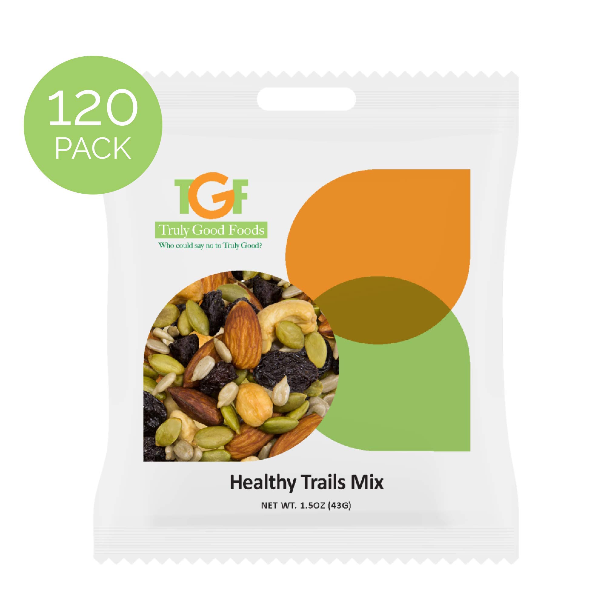Healthy Trail Mix Mini Snack Bags - 1.5oz (120 Count) | Protein Packed Nuts & Dried Fruits | Perfect for Hiking, Office Snacks & Kids Lunchboxes