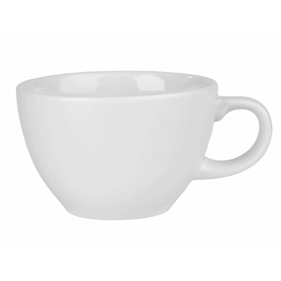 Premium Churchill Profile 8 Oz Tea Cup Set - Classic White Porcelain (12-Pack) - Perfect for Afternoon Tea, Restaurants, and Elegant Home Dining
