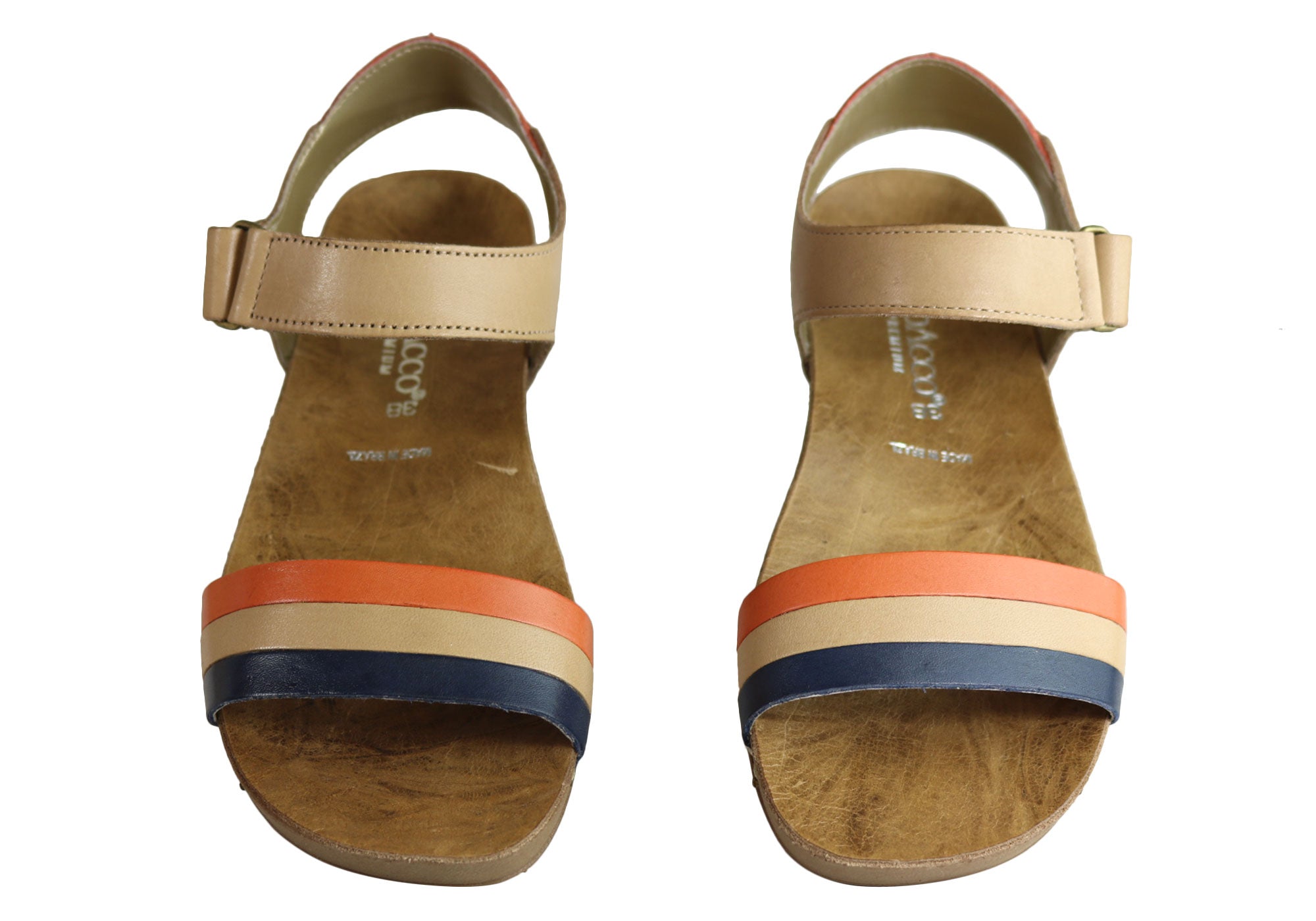 Andacco Canni Women's Comfortable Flat Leather Sandals - Handmade in Brazil - Perfect for Beach, Vacation & Summer Outfits