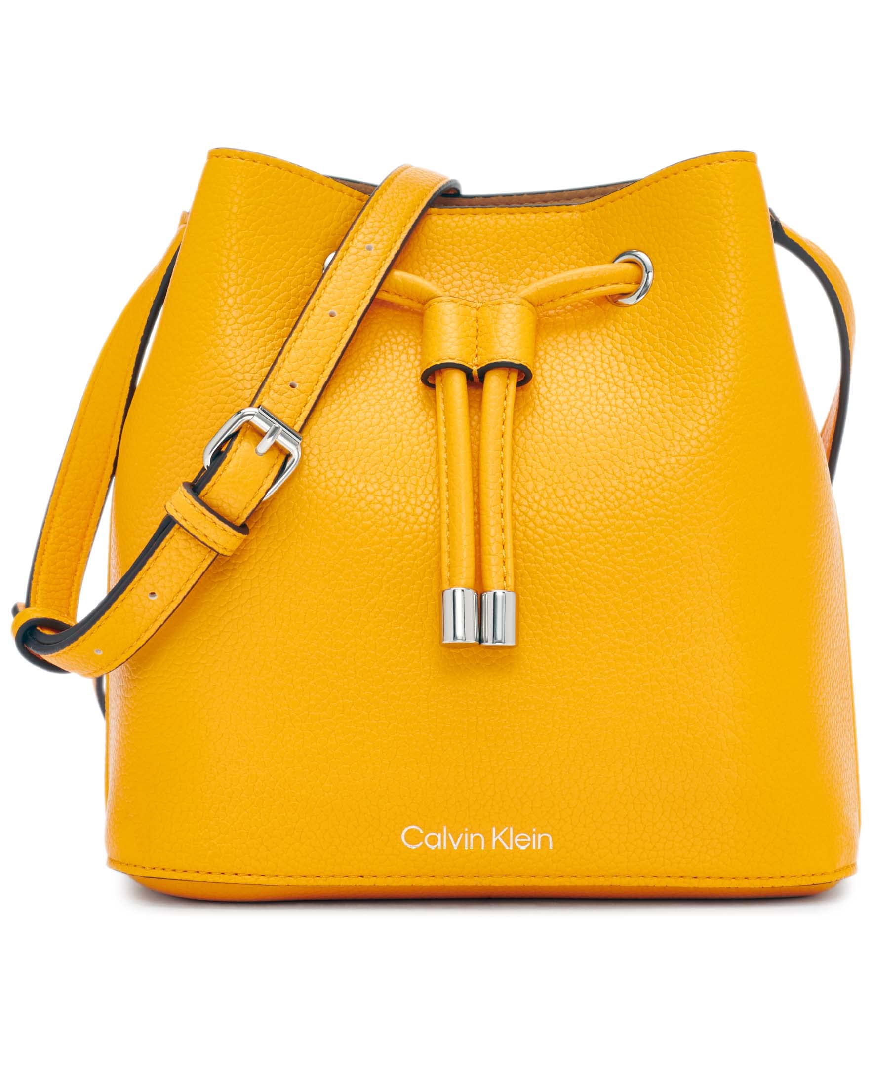 Calvin Klein Gabrianna Novelty Mini Bucket Crossbody Bag for Women - Stylish & Compact Purse for Everyday Use, Travel & Date Nights