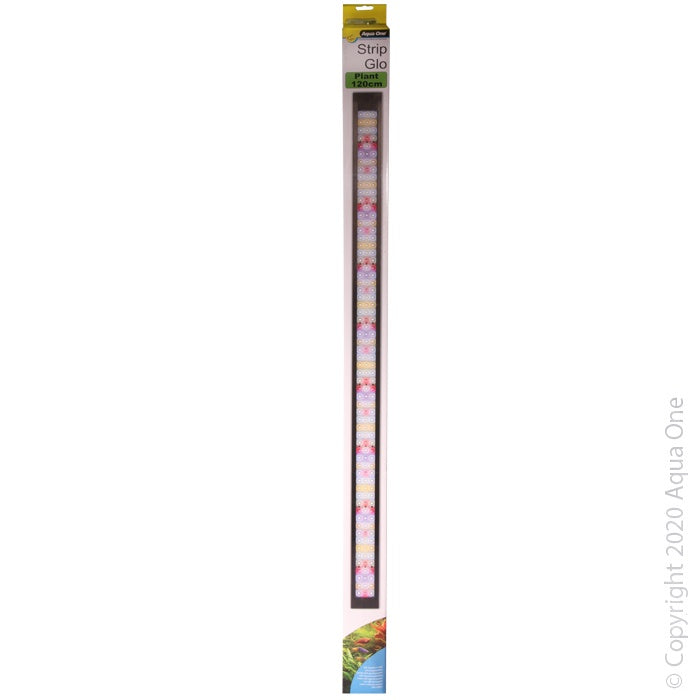 Aqua One LED Reflector StripGlo Plant Light - 120cm (47 Inch) 29.5W Full Spectrum Grow Light for Aquatic Plants & Aquariums - Perfect for Freshwater Tanks, Planted Aquariums, and Hydroponic Systems
