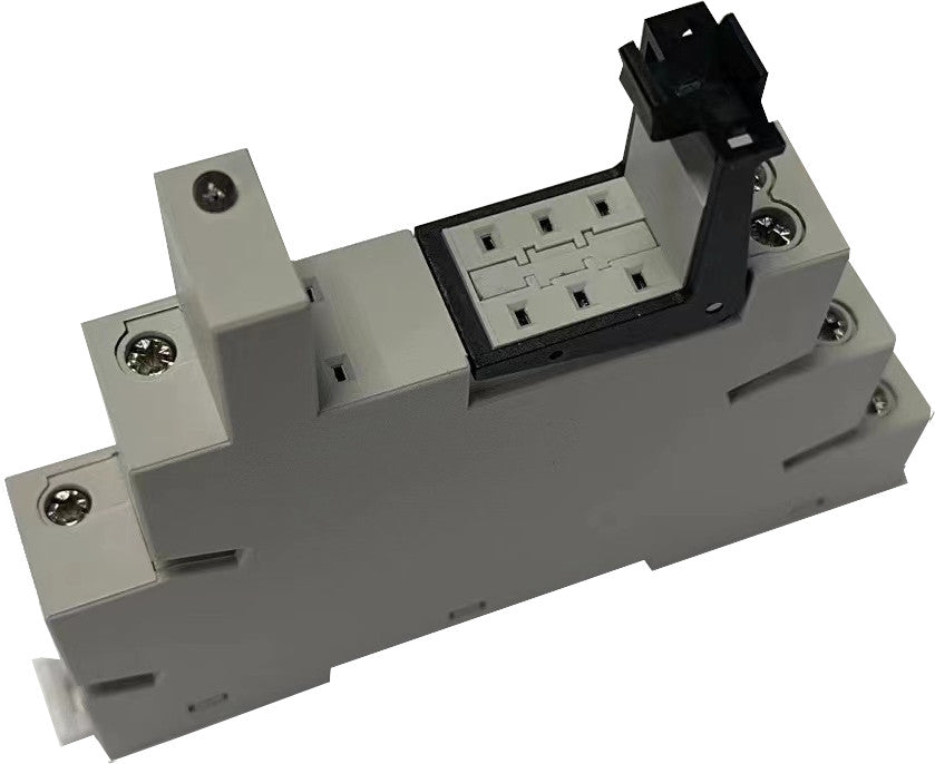 F41F 2Z C2 1 12-24VAC/DC & F115F 2PS 8A 24VDC Slim DPDT Relay 16A with Socket - Screw Terminal for F115F Series 24V Coil - Ideal for HVAC, Industrial Automation & Electrical Control Panels