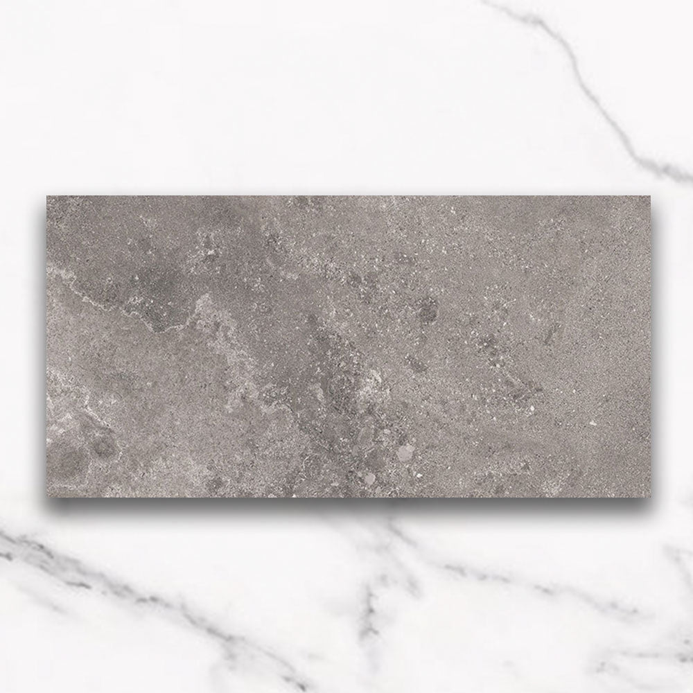 Evolene Grey 600x1200mm Outdoor Concrete Look Porcelain Tile - Durable & Weatherproof for Patios, Pool Decks & Garden Pathways