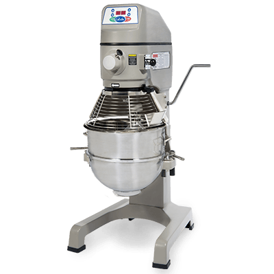 Globe SP30P 30-Quart Commercial Planetary Floor Pizza Dough Mixer - Perfect for Pizzerias, Bakeries & High-Volume Restaurants