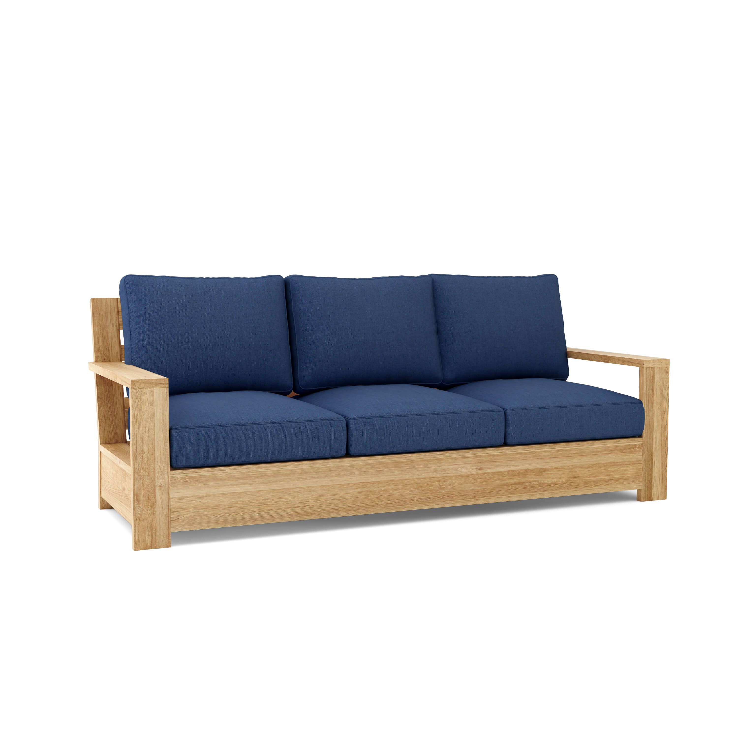 Madera Deep Seating Sofa - Premium Outdoor Patio Furniture Set with Weather-Resistant Cushions - Perfect for Backyard, Poolside & Garden Relaxation
