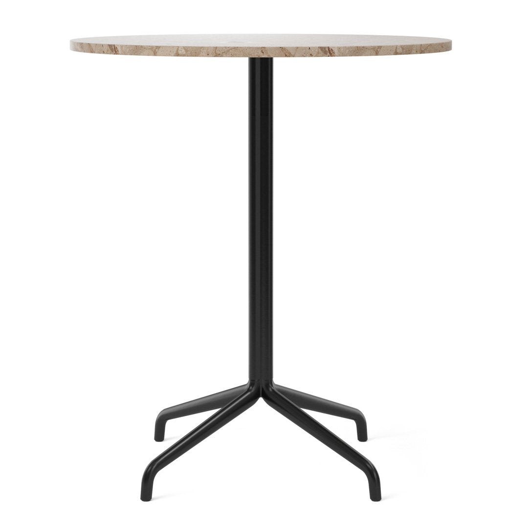 Modern Round Harbour Column Counter Table with Star Base - Perfect for Kitchen Islands, Bars & Dining Areas