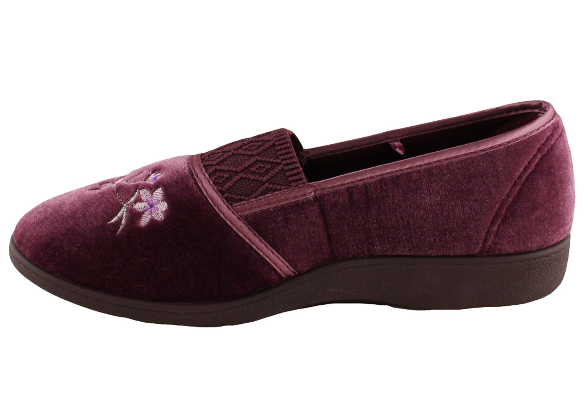 Grosby Sasha Women's Comfortable Indoor Slippers - Soft Plush House Shoes for Relaxing at Home, Lounging & Cozy Winter Wear