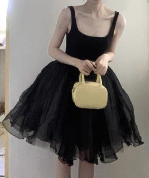 Elegant Black Tulle Short Prom Dress A-Line Homecoming Party Dress J3453 | Perfect for Prom Night, Homecoming Dance, Cocktail Parties & Special Occasions