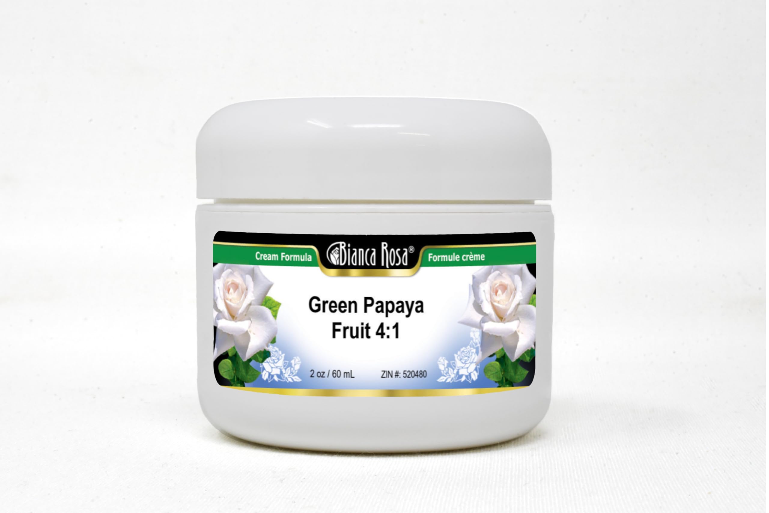Green Papaya Fruit 4:1 Extract Cream (2 oz) - 2 Pack | Skin Brightening & Scar Reduction | Natural Skincare for Face & Body