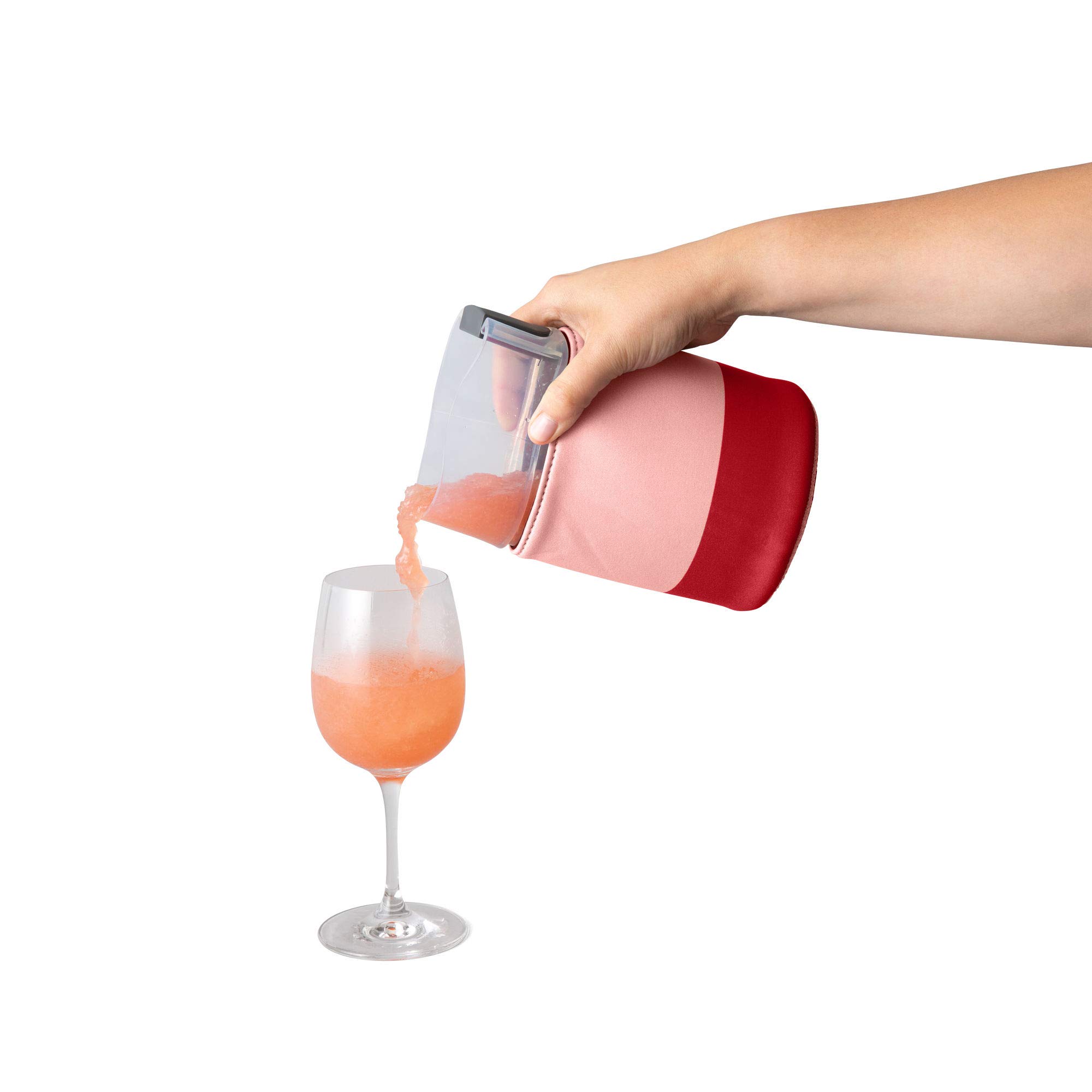 32oz Pink Rabbit Freezable Cocktail Maker - Perfect for Margaritas, Daiquiris & Frozen Drinks at Parties, BBQs & Summer Gatherings