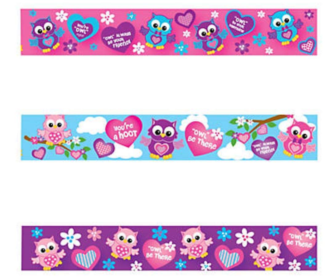 Valentine's Day Owl Pencils - 24 Pack Cute Owl Design Pencils for Kids, Classroom, Party Favors & School Supplies - Perfect for Valentine's Gifts, Classroom Rewards & Holiday Celebrations