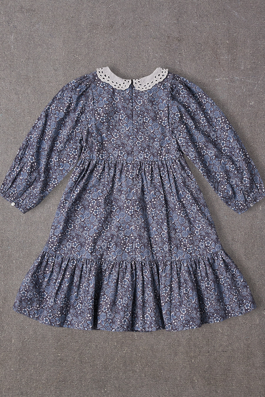 Nellystella Reese Midnight Blooms Girls Dress - Size 4 - Floral Print Party & Special Occasion Outfit for Toddlers