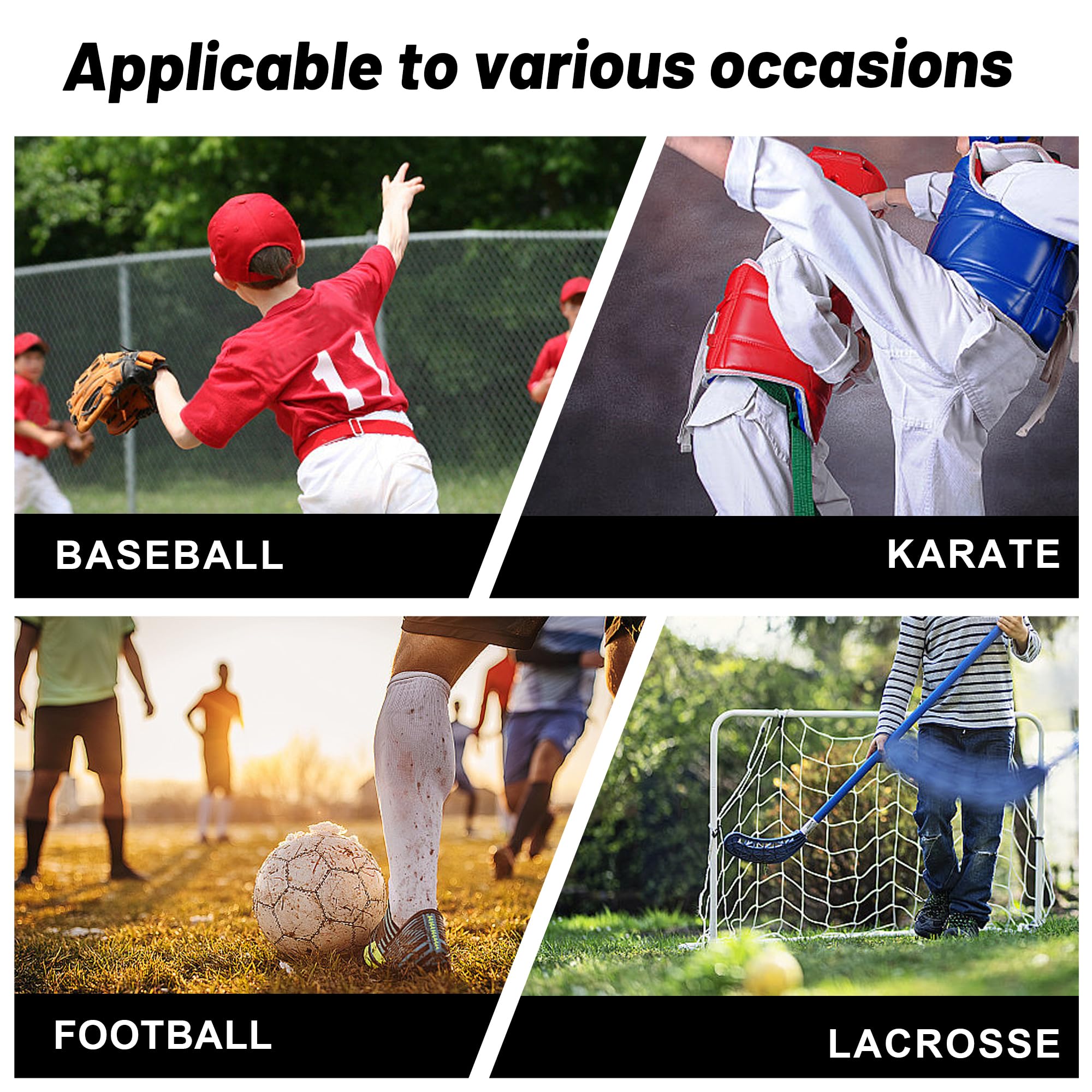 KOOPOW Youth Boys Padded Sliding Shorts with Soft Protective Athletic Cup - Baseball Football Lacrosse Protective Gear for Kids - Perfect for Training, Games & Sports Safety