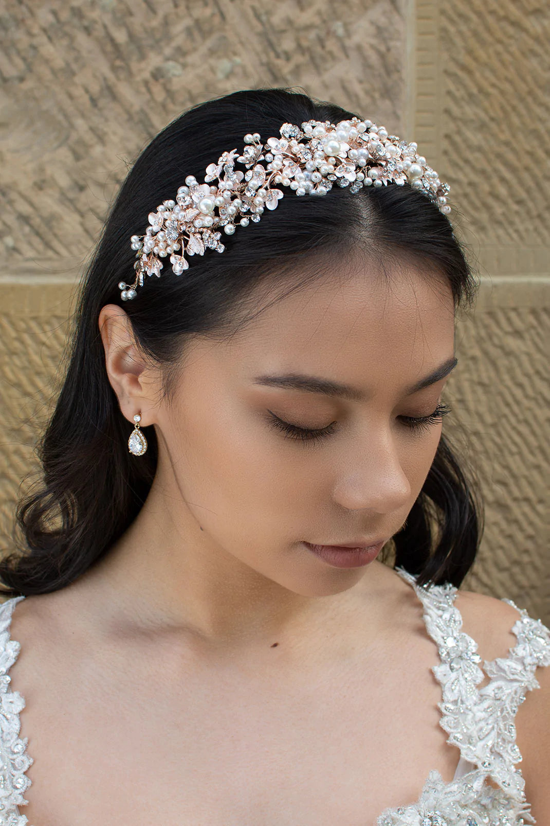 Eden Pearl Crystal Bridal Headband - Elegant Wedding Hair Accessory for Brides, Bridesmaids & Prom | Perfect for Weddings, Formal Events & Special Occasions