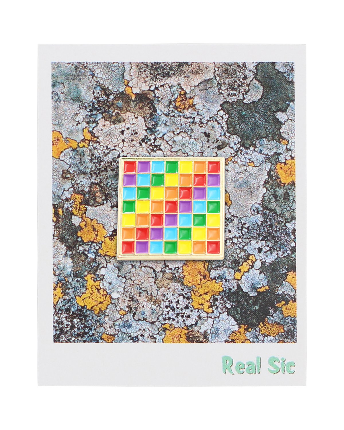 Premium Pride Lapel Pins - Real Sic Enamel Grid Pins for Outfits & Accessories
