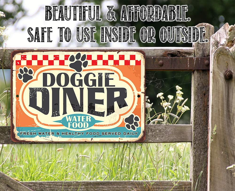 Funny Metal Dog Signs for Home Decor - Indoor/Outdoor Use - Perfect Gift for Dog Lovers