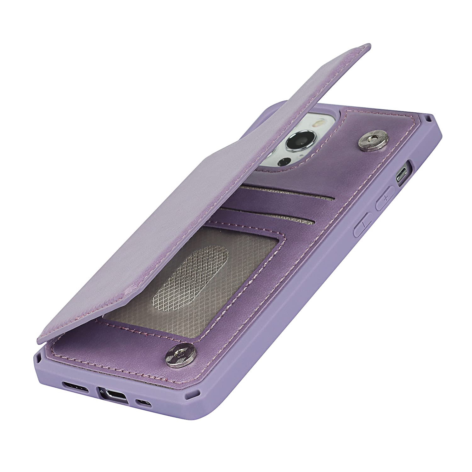 Premium Leather Shockproof Wallet Case for iPhone 12/12 Pro (6.1