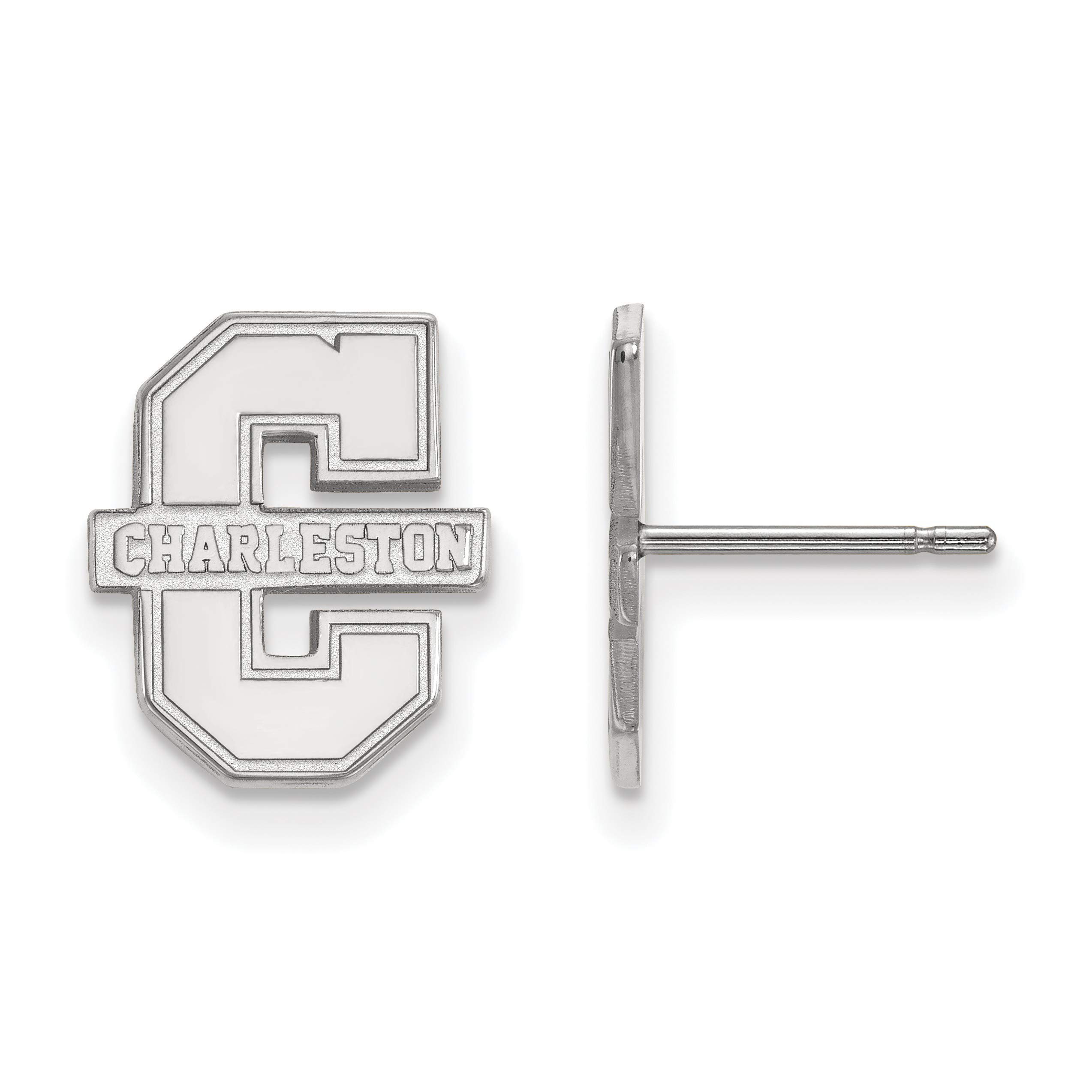 College of Charleston Cougars Sterling Silver Post Earrings - Perfect for Game Day, Alumni Events & School Spirit Gifts