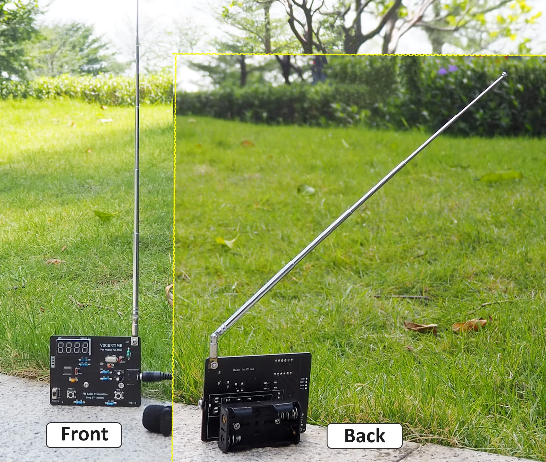 DIY FM Radio Transmitter Solder Project Kit with Lavalier Microphone - 87-108MHz Frequency for Electronics Learning & Practice - Perfect for STEM Education, Hobbyists, and DIY Electronics Projects