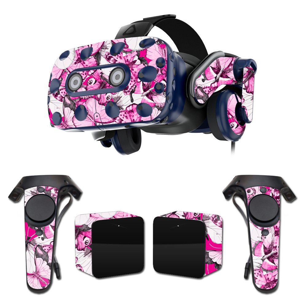 MightySkins Vinyl Decal Wrap Cover for HTC VIVE Pro VR Headset - Butterfly Design | Protective & Durable Skin | Easy to Apply & Remove | Made in USA | Perfect for Gaming, VR Enthusiasts & Customization