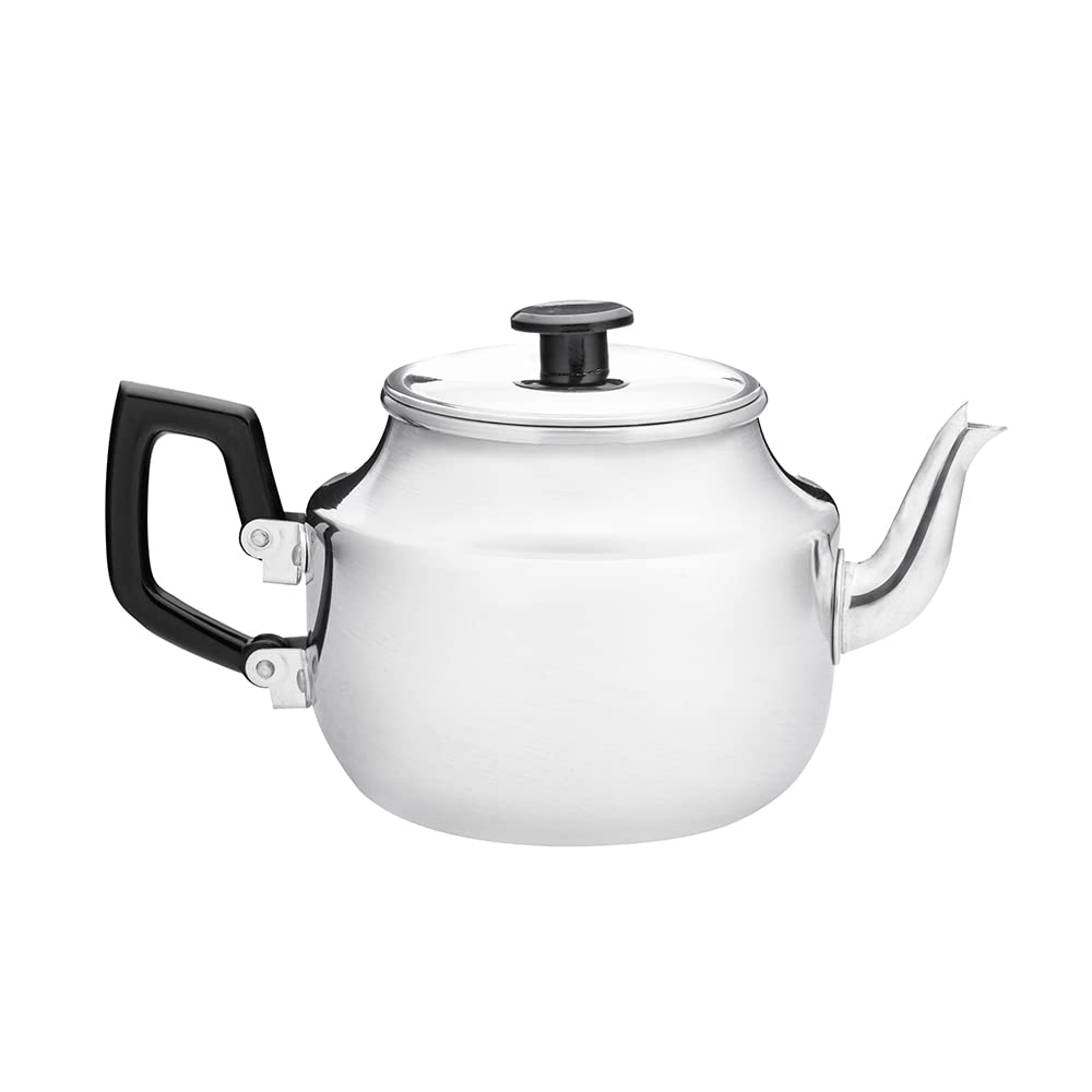TP06 1 Liter/1.7 Pint 6 Cup Stainless Steel Tea Pot with Removable Infuser - Perfect for Loose Leaf Tea, Herbal Tea & Coffee Brewing at Home, Office or Restaurant
