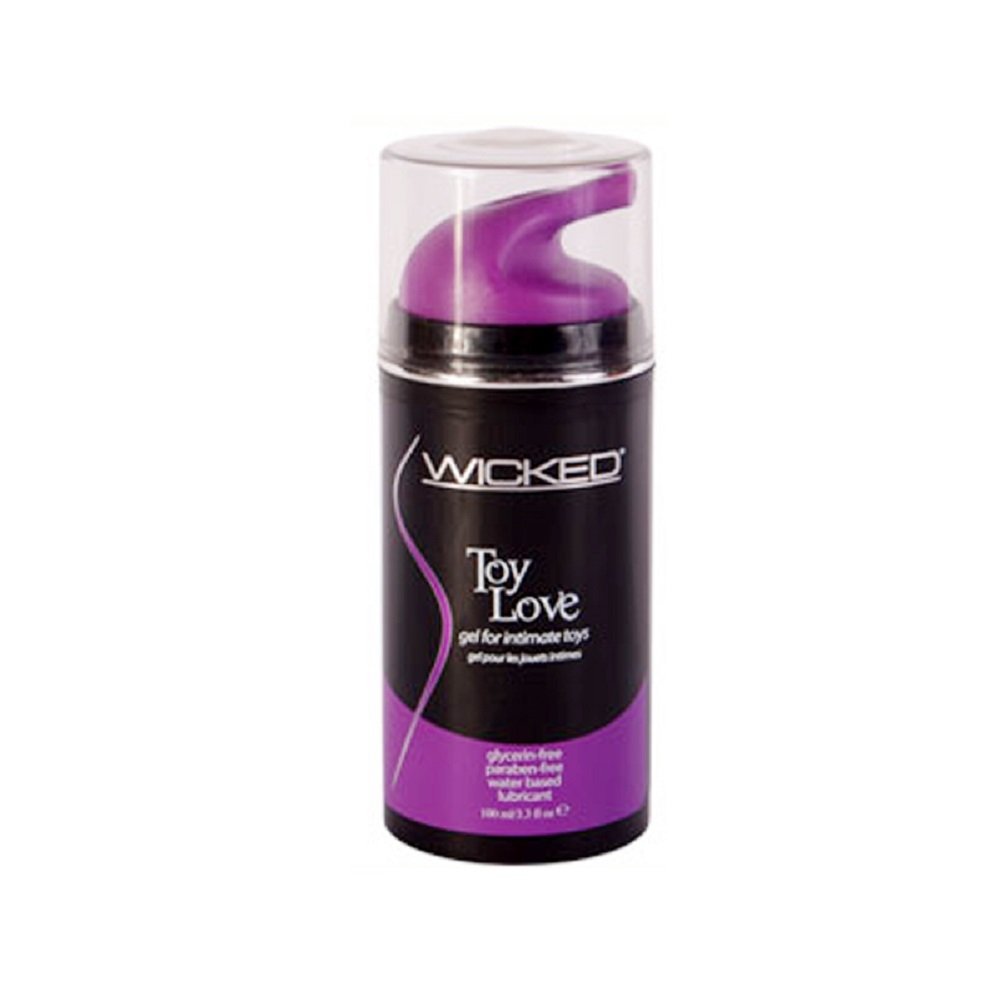 Wicked Toy Love Lubricant - 1.7 oz Water-Based Personal Lubricant for Adult Toys & Sensual Massage | Long-Lasting & Hypoallergenic | Enhances Pleasure & Comfort