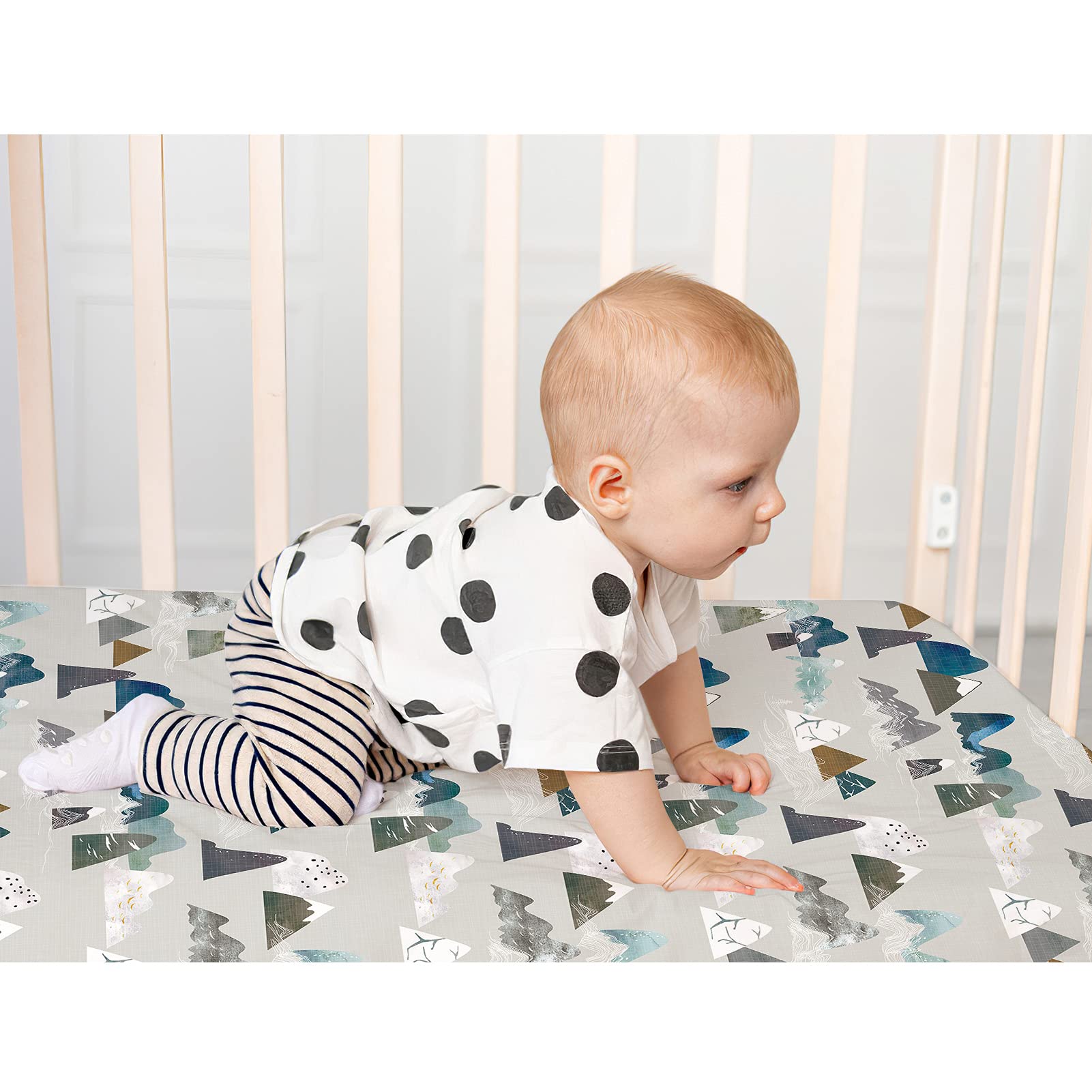 TANOFAR Soft Breathable Baby Crib Sheets for Boys - Comfortable Toddler Bedding Set for Nursery & Kids Room Decor | Perfect for Daycare, Travel & Home Use