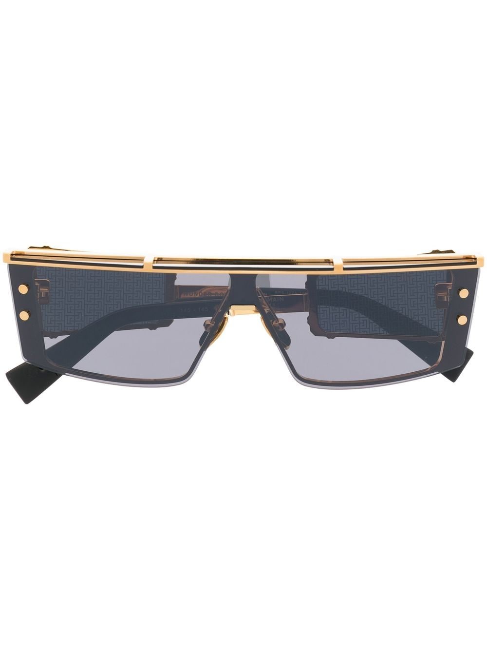 Balmain Golden Sunglasses for Women & Men - Luxury Designer Shades for Fashion, Travel & Outdoor Activities