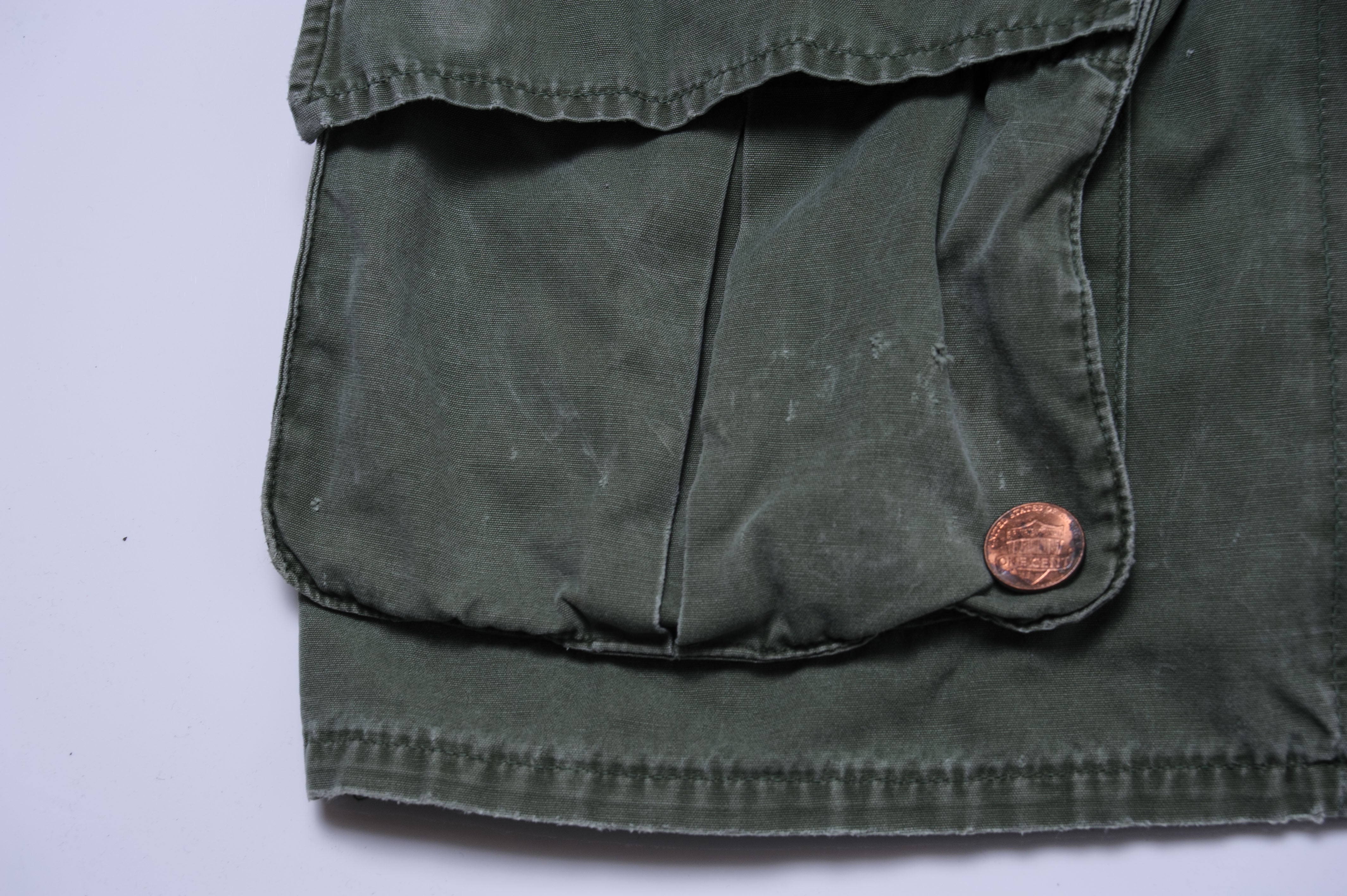Vintage US Army Tropical Combat Jacket Ripstop 1969 Vietnam War Small Regular - Military Reenactment, Outdoor Adventure, and Collectible Apparel