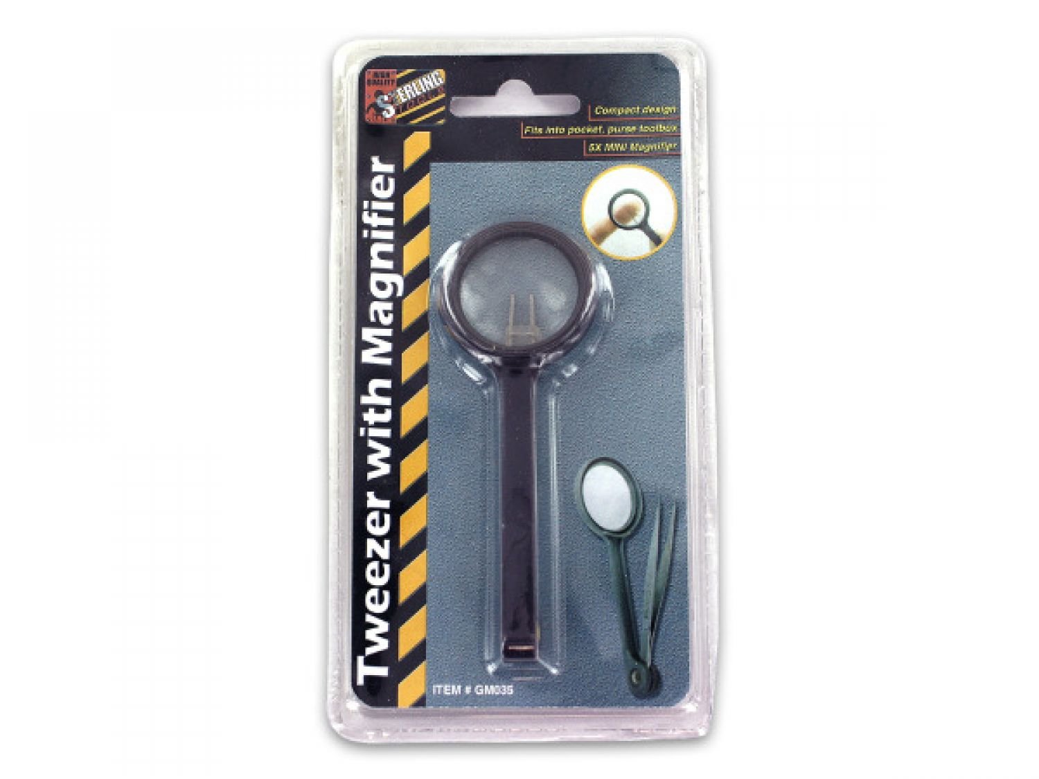 48-Piece Precision Tweezers with Magnifying Glass Set - Professional School & Office Supplies for Crafts, Jewelry Making, and Electronics Repair