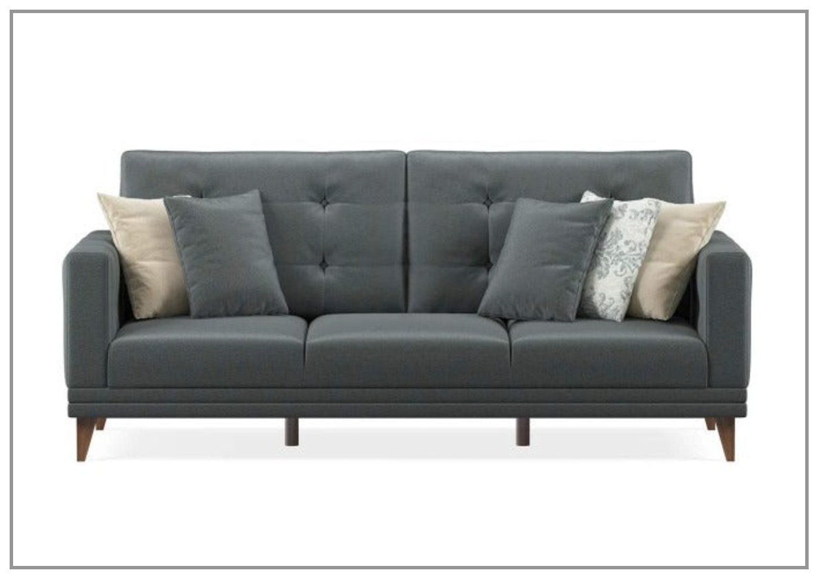 Enza Home Rosa Convertible Sofa Bed with Adjustable Backrest and Makasli Bed Mechanism - Perfect for Small Spaces, Guest Rooms, and Apartments