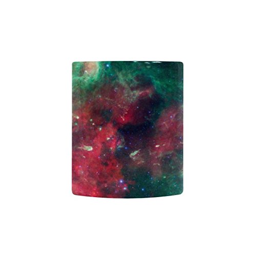 Galaxy Space Nebula Ceramic Mug - 11oz Heat Sensitive Color Changing Coffee & Tea Cup for Home, Office, Gift (Perfect for Stargazers & Space Lovers)