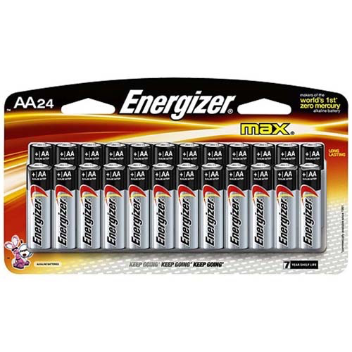 AA MAX 24 Pack Alkaline Batteries - Long Lasting Power for Toys, Flashlights, Remote Controls & Electronic Devices