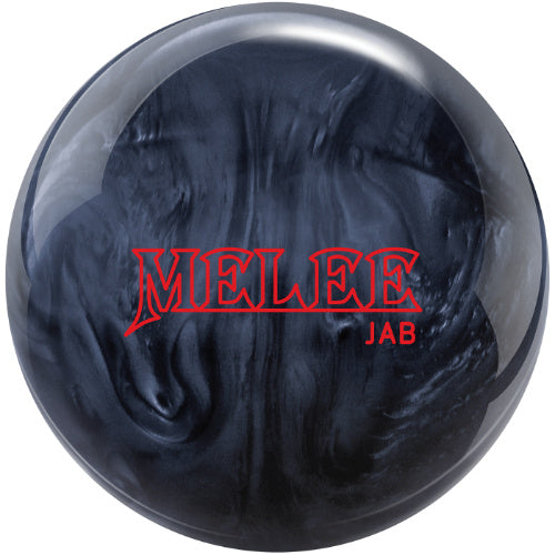 Brunswick Melee Jab Carbon Bowling Ball - High Performance, Reactive Resin Coverstock for Strikes & Spares | Perfect for League Play & Tournaments