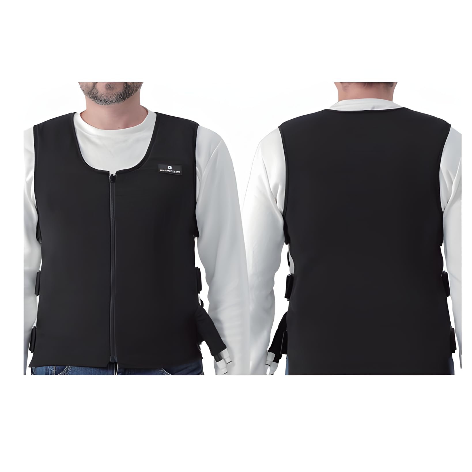 Motorcycle Cooling Vest with ICE Chest Solo System - Tubing-Lined for Maximum Cooling - Perfect for Hot Weather Riding & Outdoor Activities