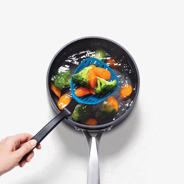 Dreamfarm Lestrain - Premium Kitchen Strainer with Ergonomic Handle for Easy Draining - Perfect for Pasta, Vegetables, and Washing Fruits
