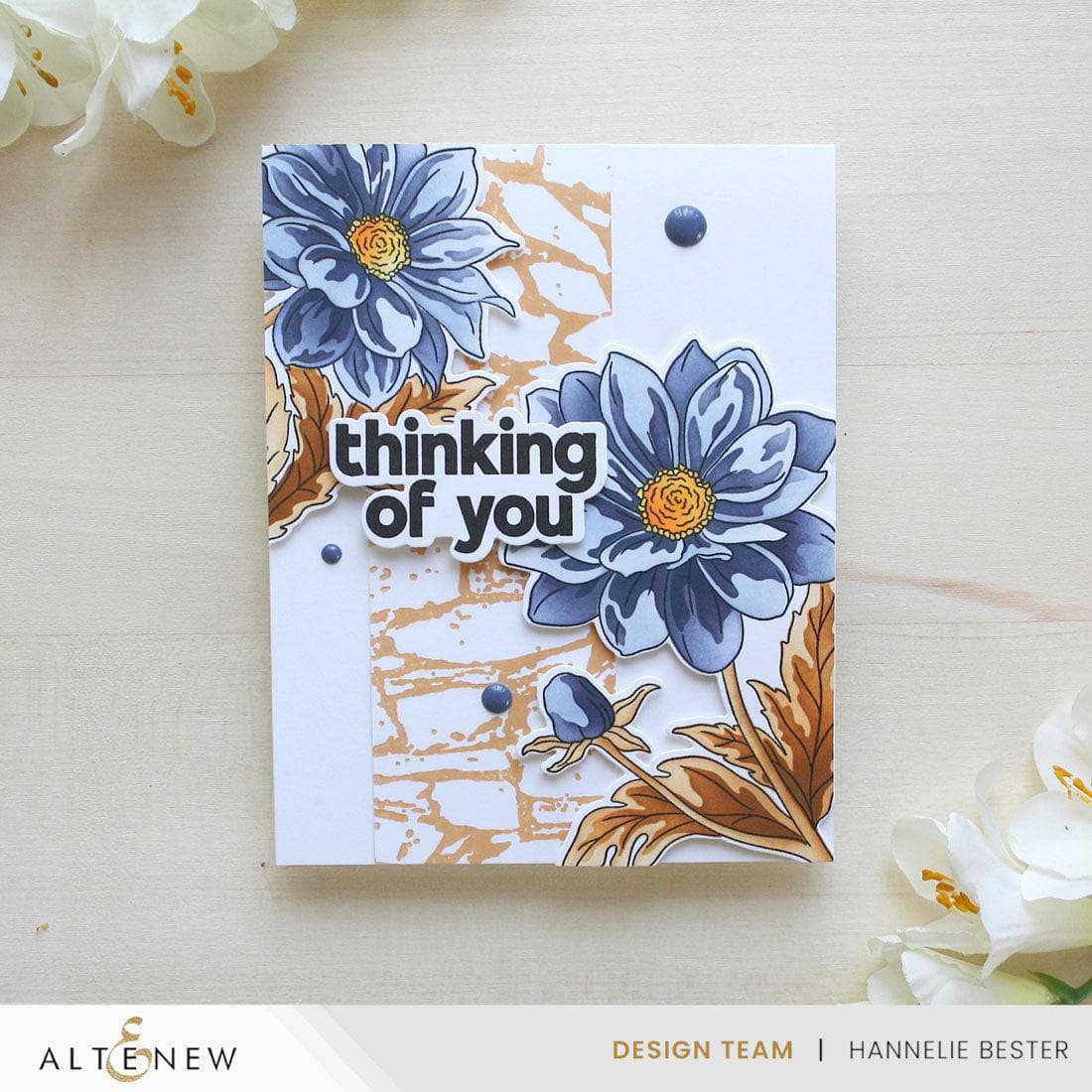 Dreamy Dahlias Flower Die Bundle for Card Making & Scrapbooking - Build A Garden DIY Craft Set for Paper Flowers, Greeting Cards, and Home Decor
