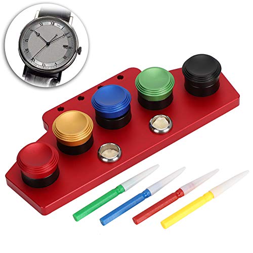 Professional Watch Oiler Set - Precision Watchmakers Oil Cup with 4 Oil Pens | Metal Watch Repair Tool Kit for Watchmakers & Jewelers | Perfect for Watch Maintenance, Lubrication & DIY Repair Projects