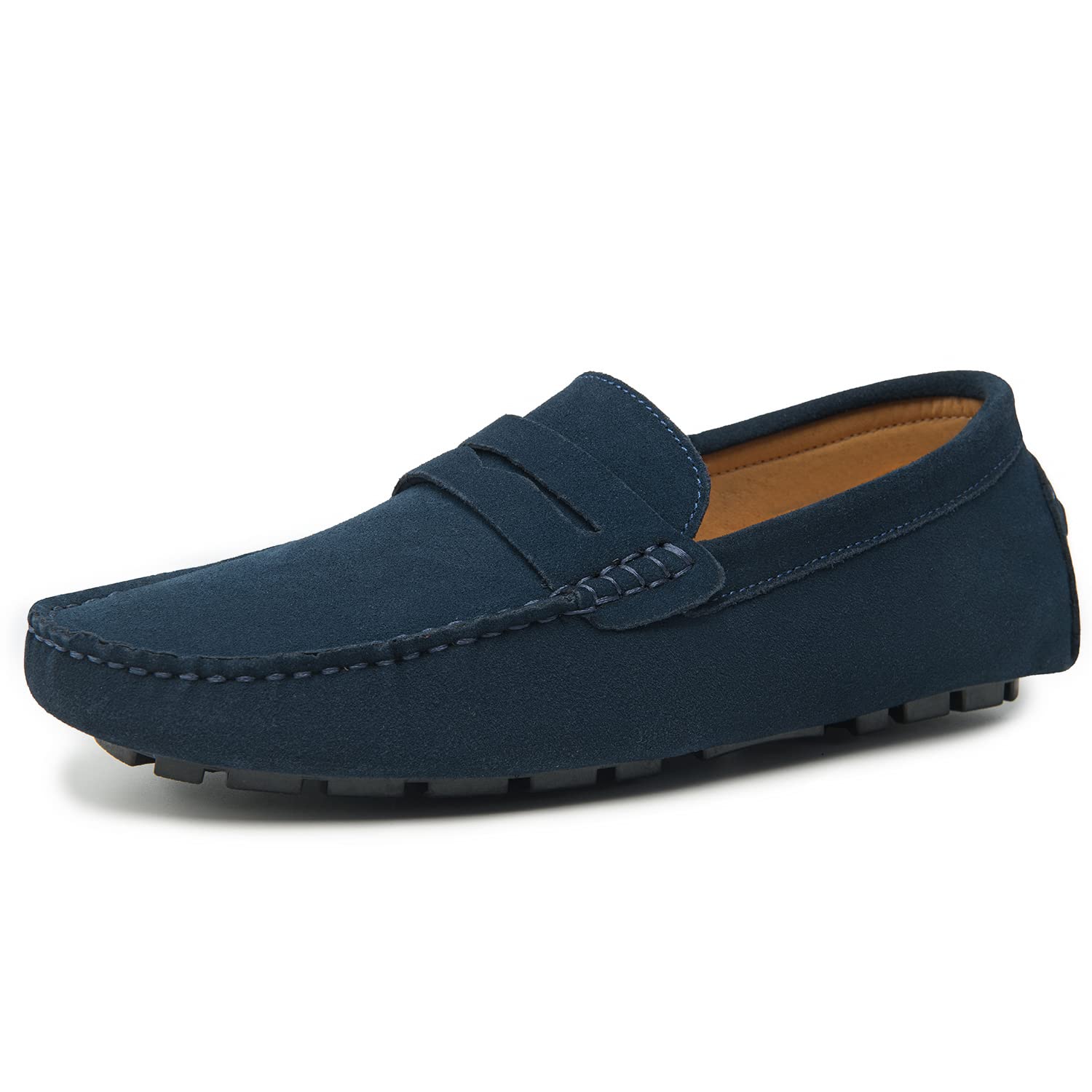 Go Tour Men's Penny Loafers - Comfortable Slip-On Moccasin Driving Shoes & Boat Shoes for Casual Wear, Office, and Travel