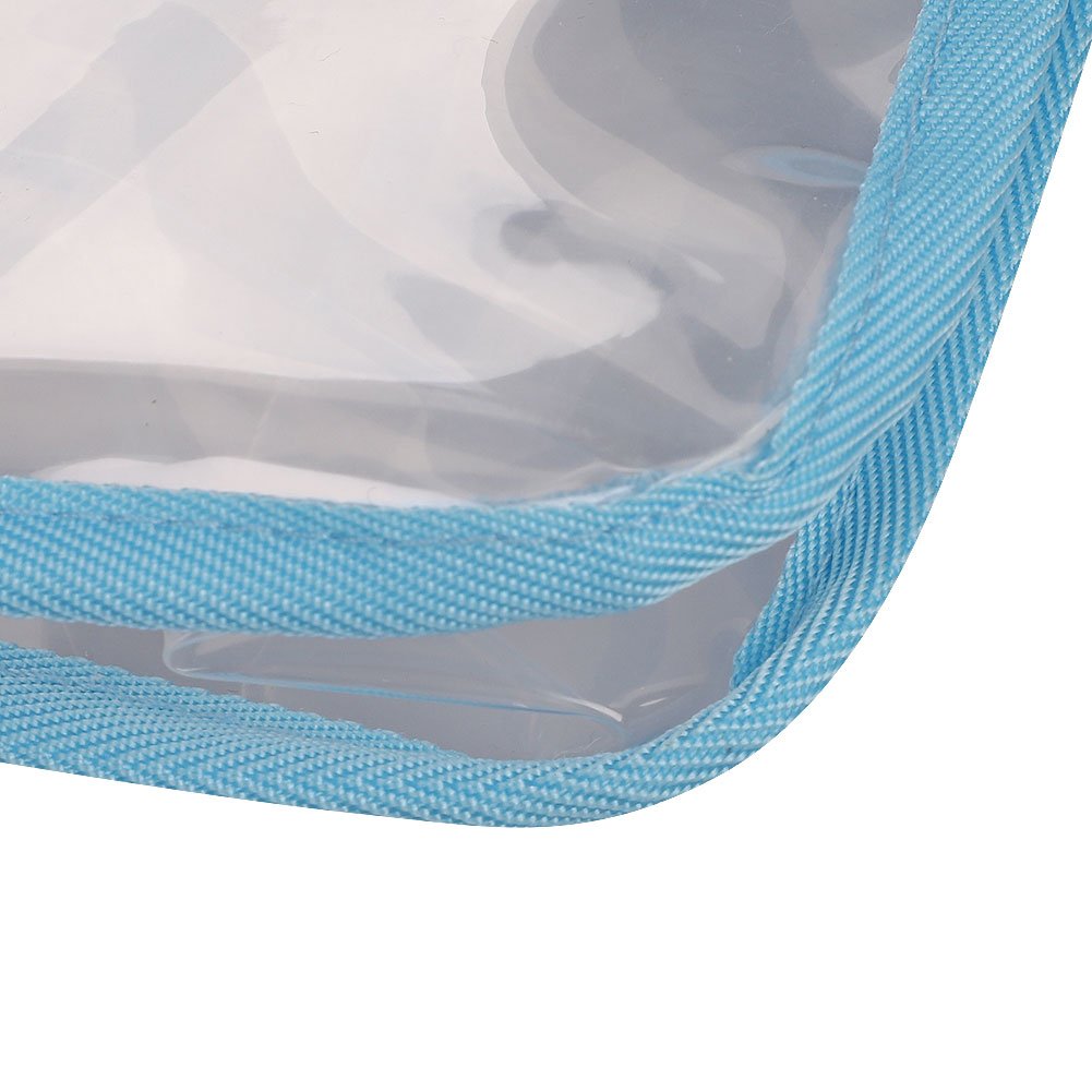 Portable Clear Handbag Organizer - Waterproof Cosmetic & Toiletry Storage Bag with Zipper & Handle - Perfect for Travel, Makeup, Backpack Insert & Tote Organization